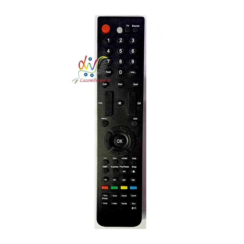 کنترل تلویزیون هایسنس اینترنت دار 611-603