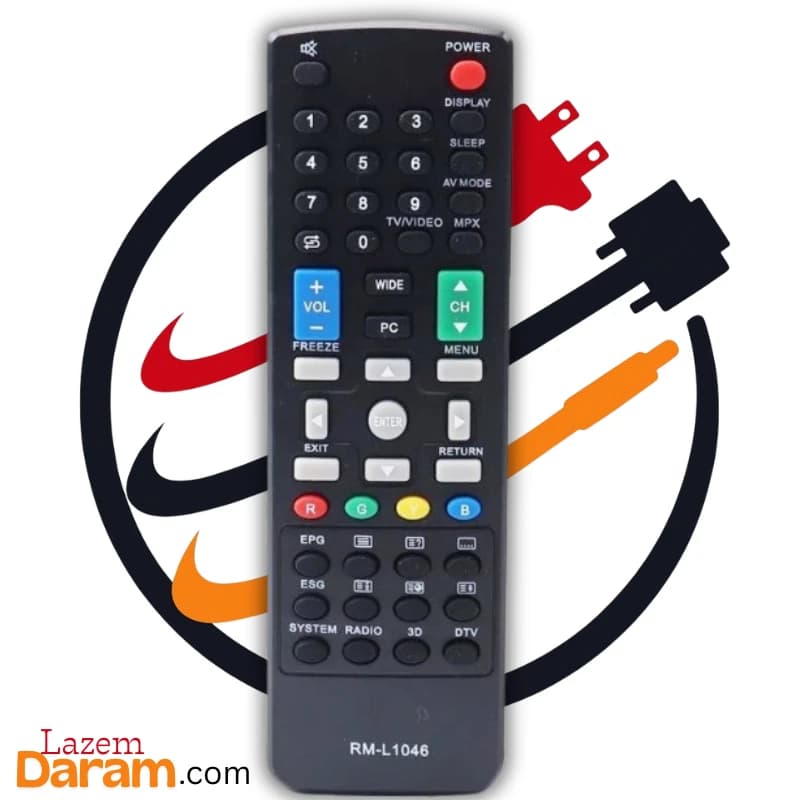 کنترل تلویزیون شارپ RM-L1046