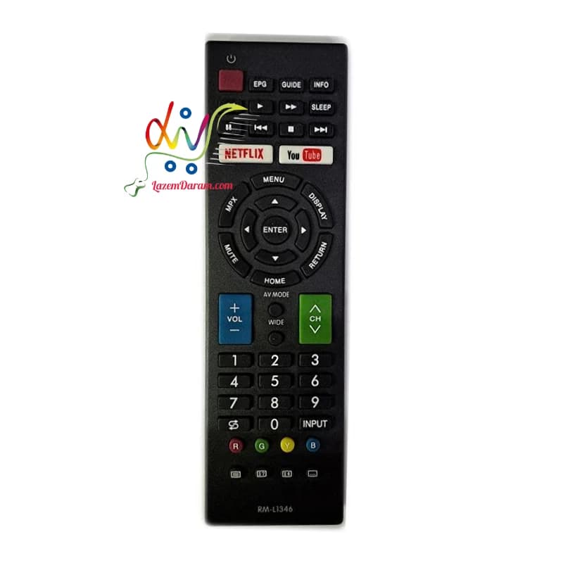 کنترل تلویزیون شارپ RM-L1346