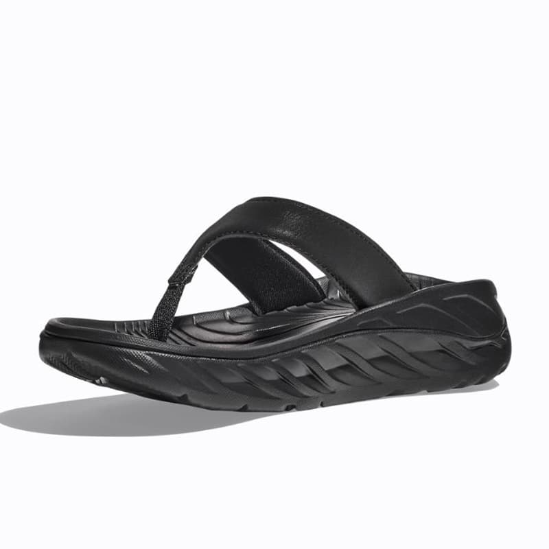صندل ورزشی هوکا Hoka Ora Recovery Flip 2 مشکی — تصویر ۲