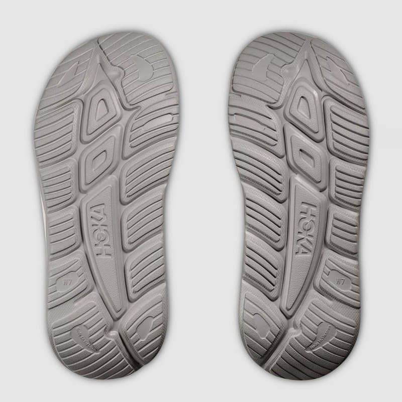 صندل ورزشی هوکا Hoka Ora Recovery Slides 3 سفید طوسی — تصویر ۷