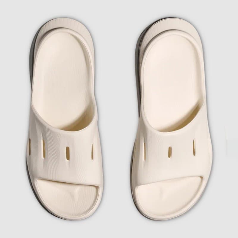 صندل ورزشی هوکا Hoka Ora Recovery Slides 3 سفید طوسی — تصویر ۵