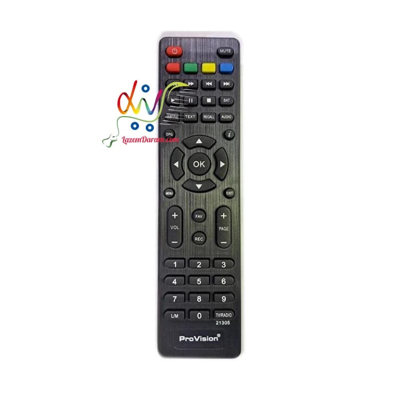 کنترل گیرنده دیجیتال پرو ویژن طرح Q9