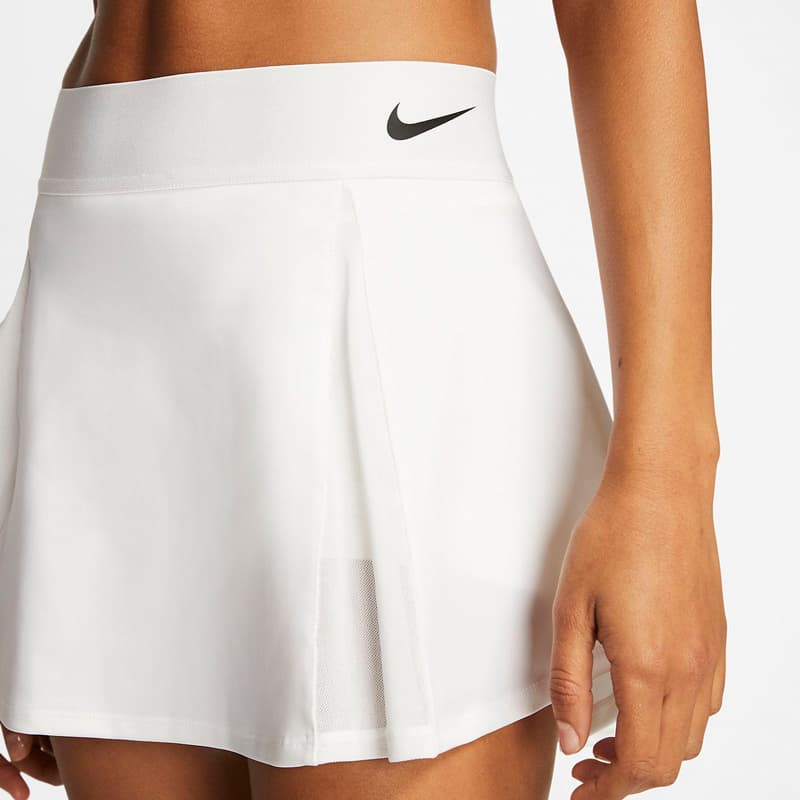 دامن کوتاه تنیس زنانه نایک Nike Tennis Dri-Fit Crop Skirt سفید — تصویر ۴