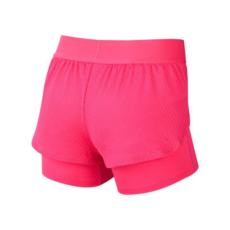 شورت کشاله دار تنیس دخترانه نایک Nike Sport Short سرخابی — تصویر ۵