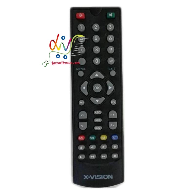 کنترل گیرنده دیجیتال ایکس ویژن ته گرد 1251