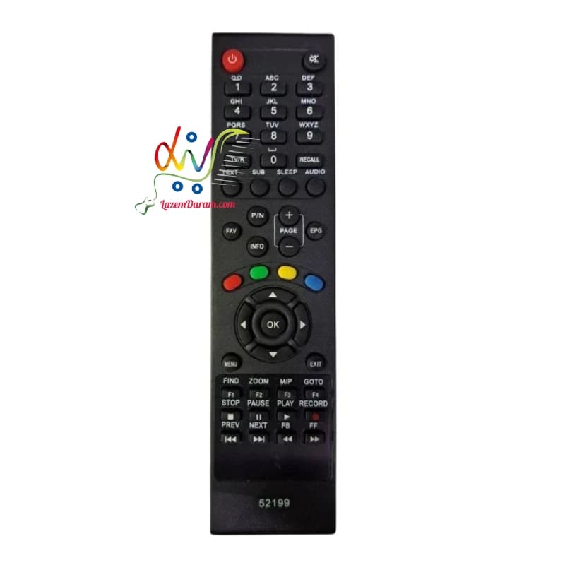 کنترل گیرنده دیجیتال سیماران 52199