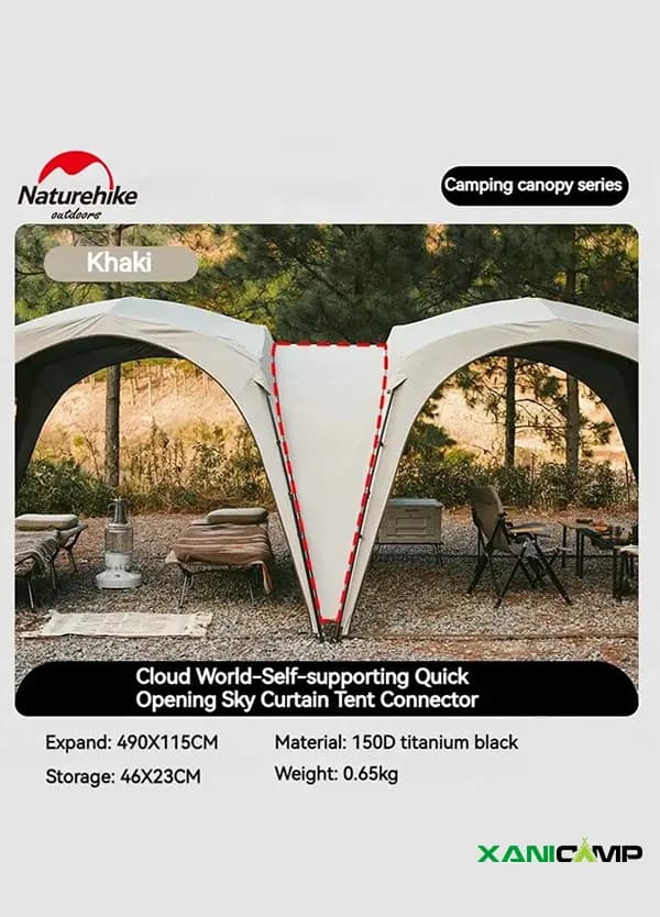 سایبان نیچرهایک سفید مدل CNK230WS014 — تصویر ۴