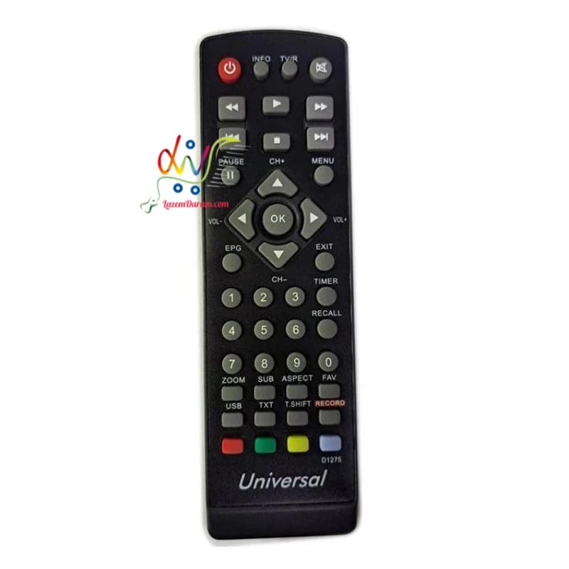 کنترل گیرنده دیجیتال آیسنD1275