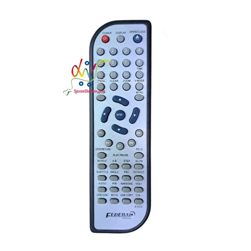 کنترل دی وی دی فدرال 6102