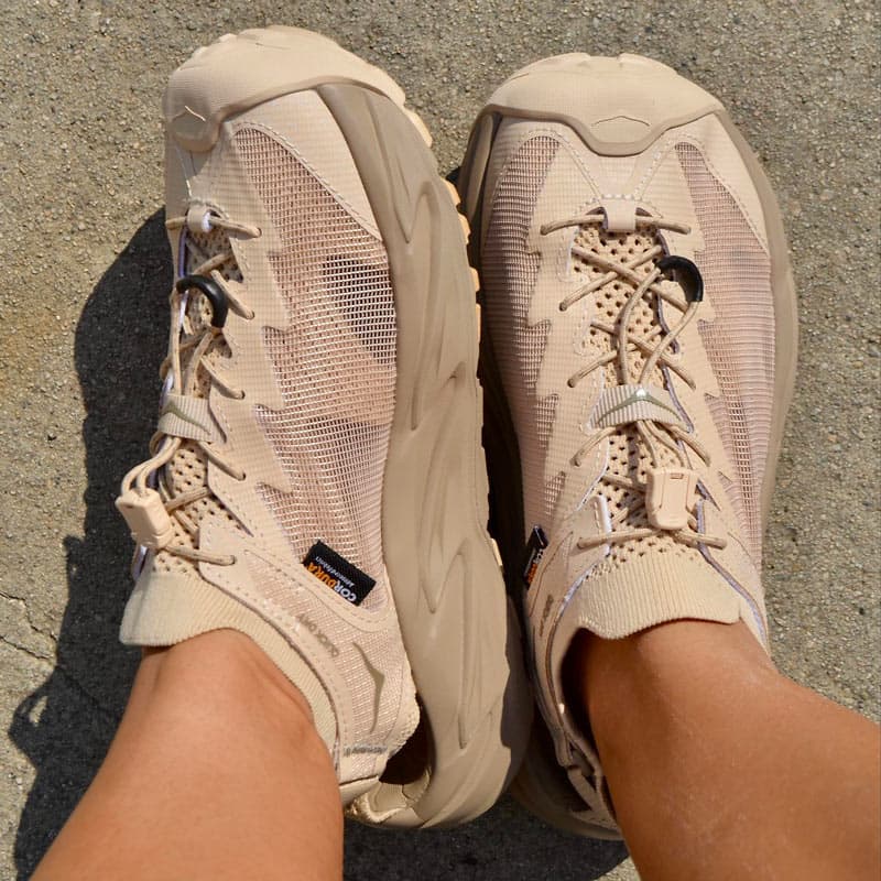 صندل ورزشی زنانه هوکا Hoka Sport Hopara 2 Slides کرمی — تصویر ۳