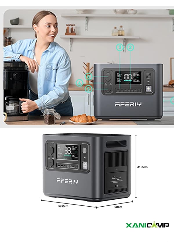 پاور استیشن 2000 وات آفیری مدل AF-P210 — تصویر ۶