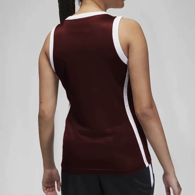 تاپ ورزشی زنانه جردن Jordan Sports Top زرشکی — تصویر ۴