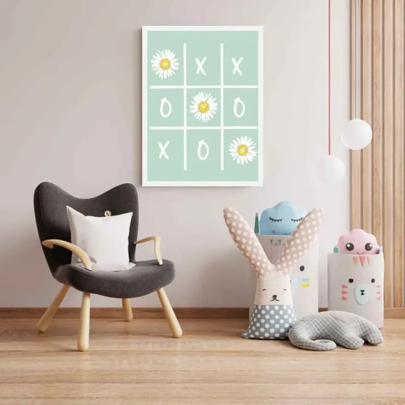 تابلو اتاق کودک مدرن XO کد13271