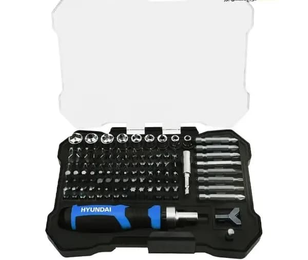 ست 105 عددی سر پیچگوشتی و بکس هیوندای مدل HC-105B — تصویر ۷