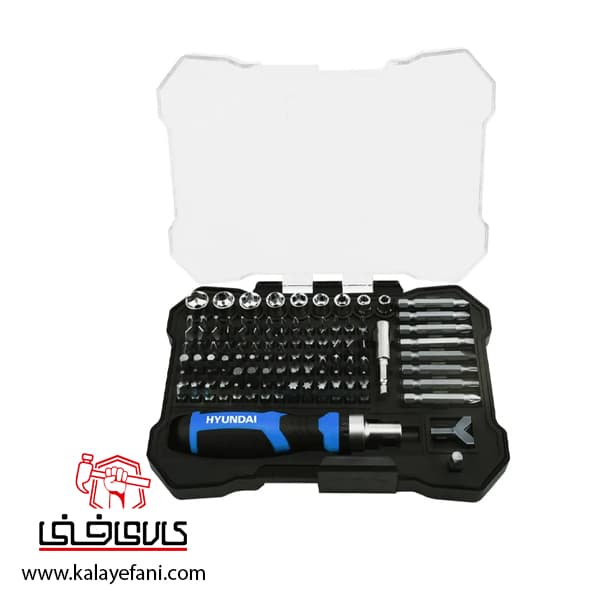 ست 105 عددی سر پیچگوشتی و بکس هیوندای مدل HC-105B — تصویر ۵