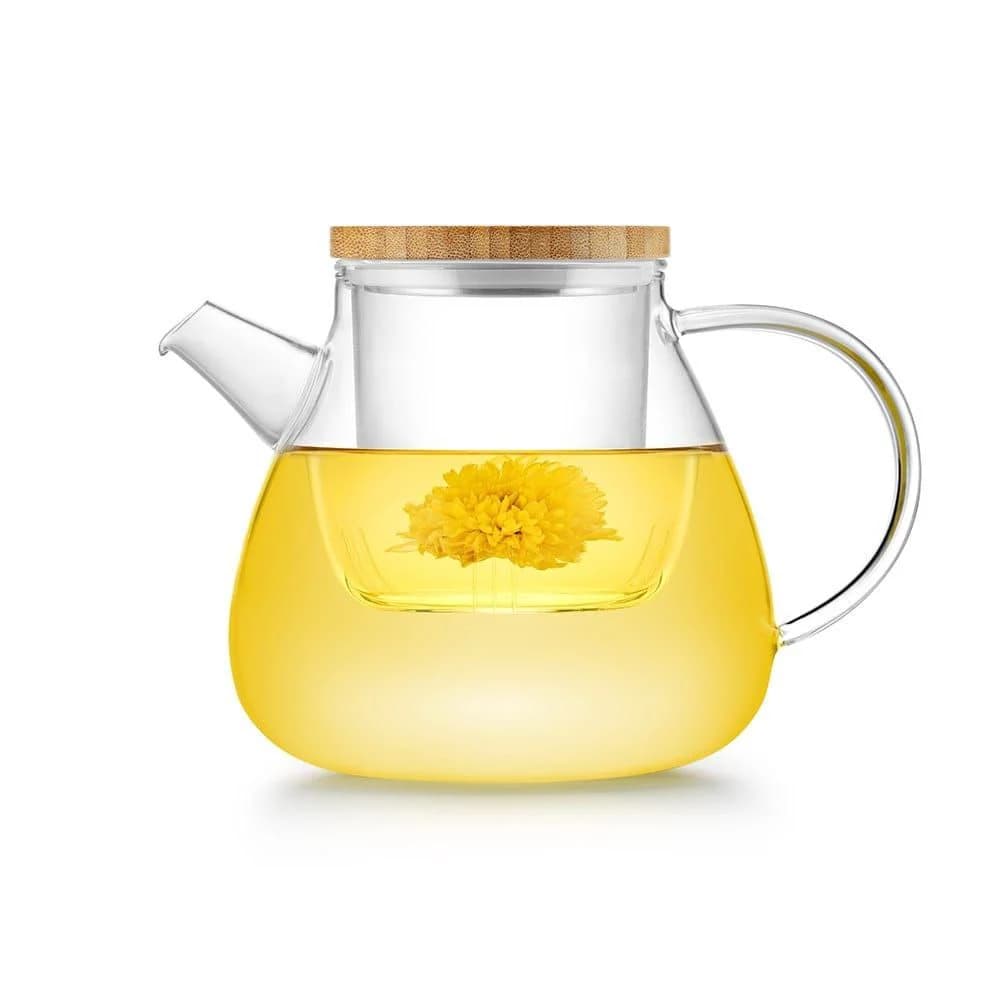 قوری شیشه ای بنتاتی Bentati صافی دار 900 میل مدل BN1683