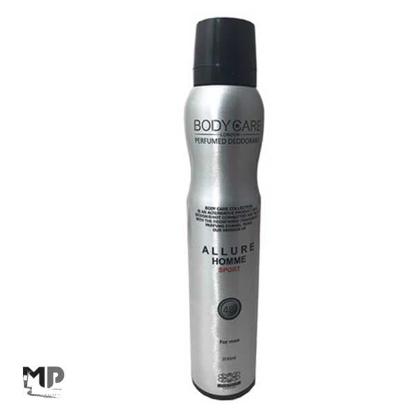اسپری خوشبو کننده بدن مردانه ALLURE HOMME بادی کر حجم 200 میلی لیتر