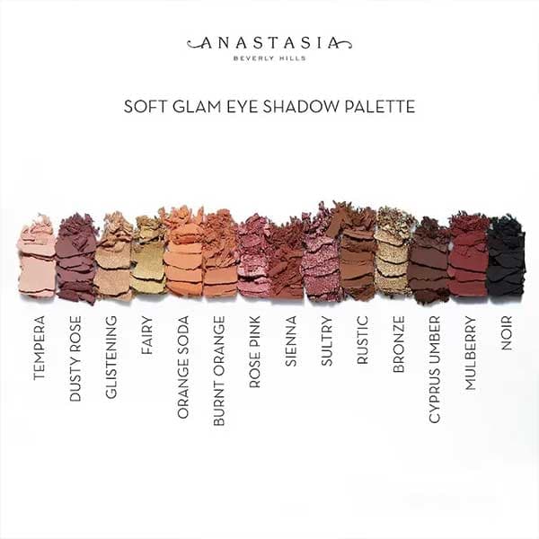 پالت سایه آناستازیا مدل سافت گلم (ANASTASIA SOFT GLAM) — تصویر ۳