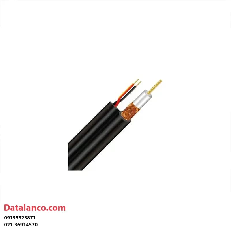 کابل ترکیبی بلدن RG59 – مغزی 0.6 تمام مس – 64 رشته شیلد – برق CCA