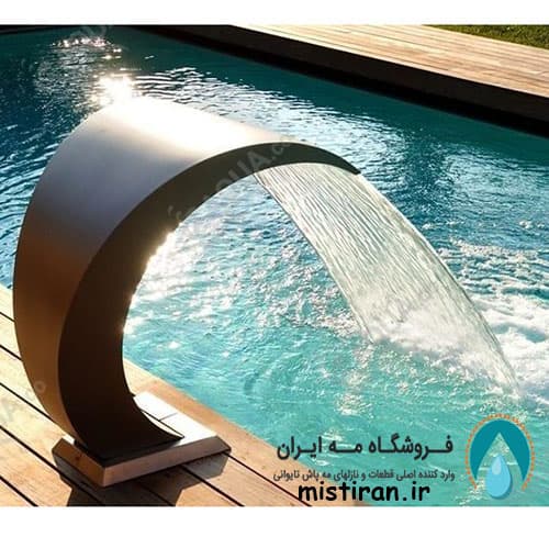 آبنما کرتین استخری استیل سایز 40×60