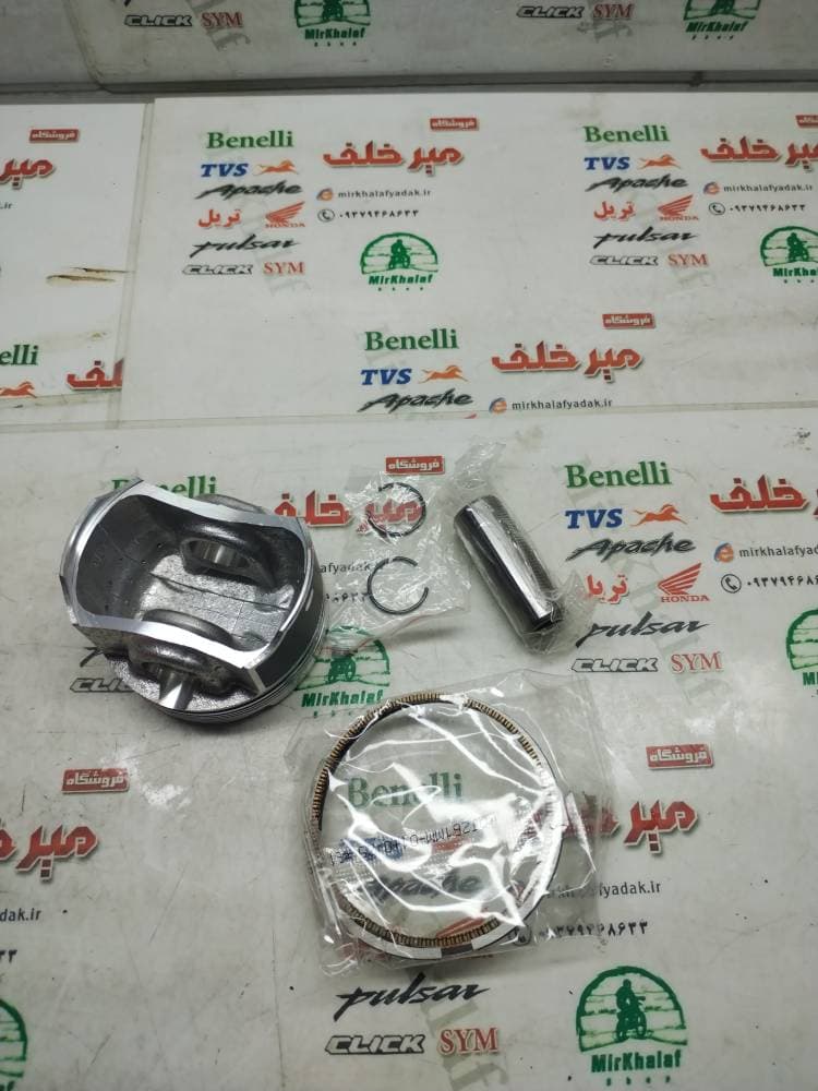 رینگ و پیستون (پستان) موتور بنلی 300 دوسیلندر جدید نیوفیس 97 به بالا درجه 1 (شماره صفر) — تصویر ۲