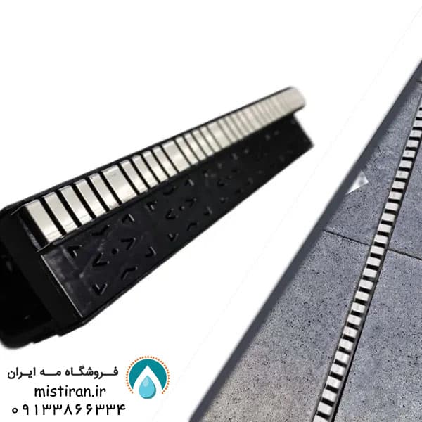 گاتر استخری مخفی با گریل استیل 304 — تصویر ۵