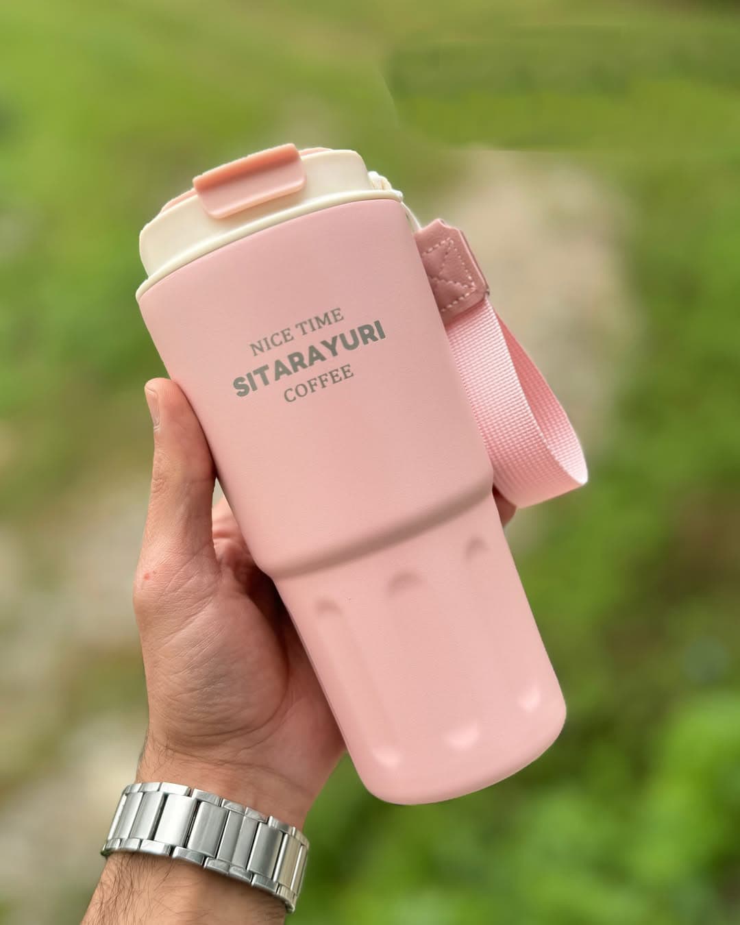 تراول ماگ سیتارایوری SITARAYURI تک حالته حجم 600 میل — تصویر ۵