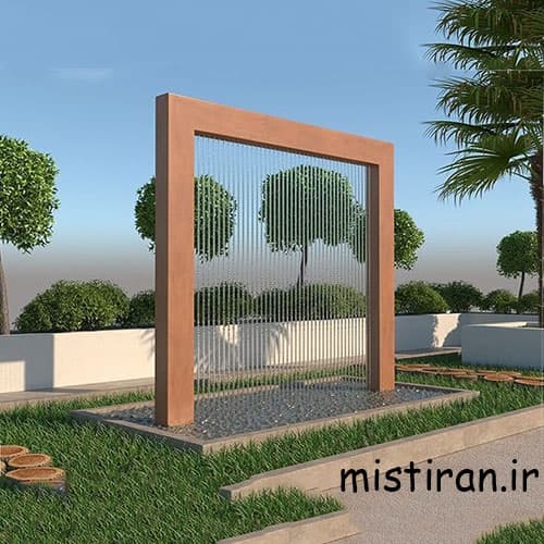 آبنما بارانی استیل (یک متر) — تصویر ۲