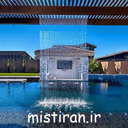 آبنما بارانی استیل (یک متر)