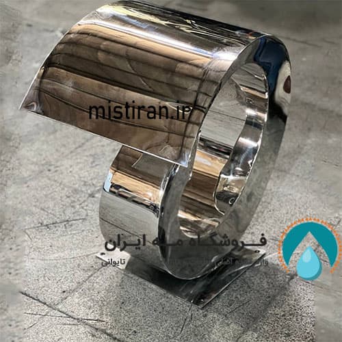 نازل کرتین استخری مدل حلزون سایز 65*45 — تصویر ۲