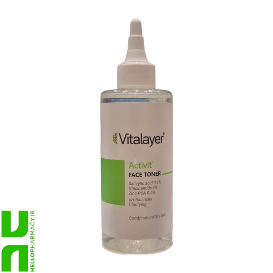 تونر صورت ویتالیر 200میلی لیتر — تصویر ۲