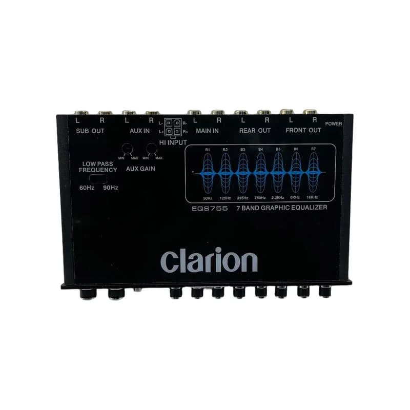 اکولایزر گرافیکی 7 بانده Clarion EQS755 — تصویر ۴
