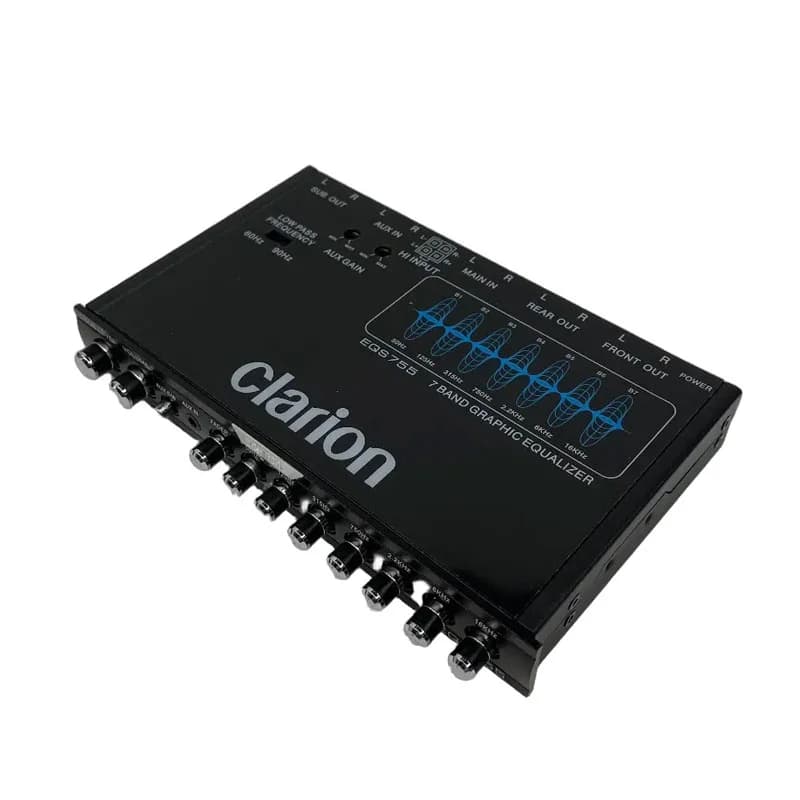 اکولایزر گرافیکی 7 بانده Clarion EQS755 — تصویر ۳