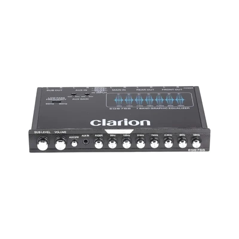 اکولایزر گرافیکی 7 بانده Clarion EQS755 — تصویر ۸