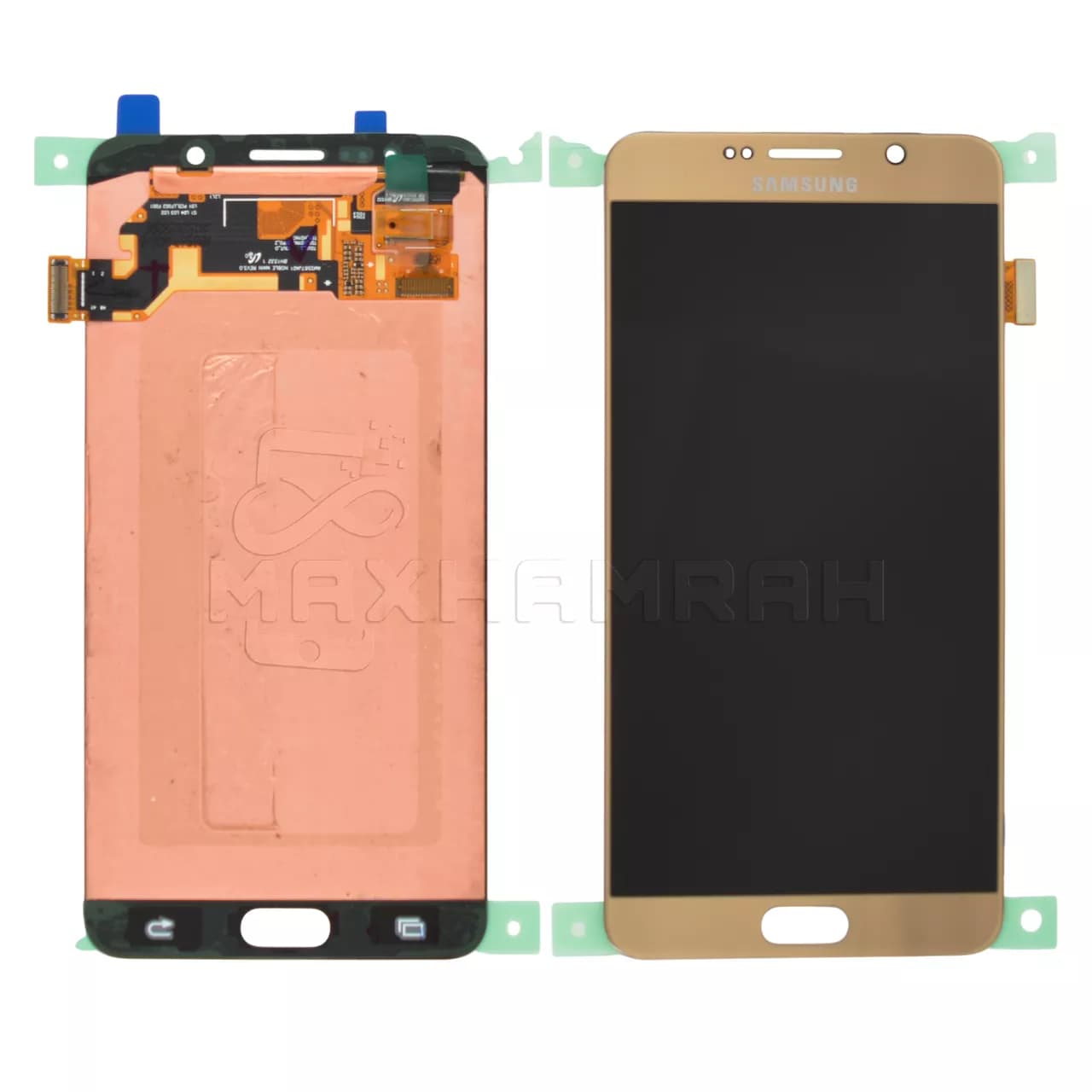 تاچ ال سی دی سامسونگ SAMSUNG NOTE 5 گلس تعویض طلایی