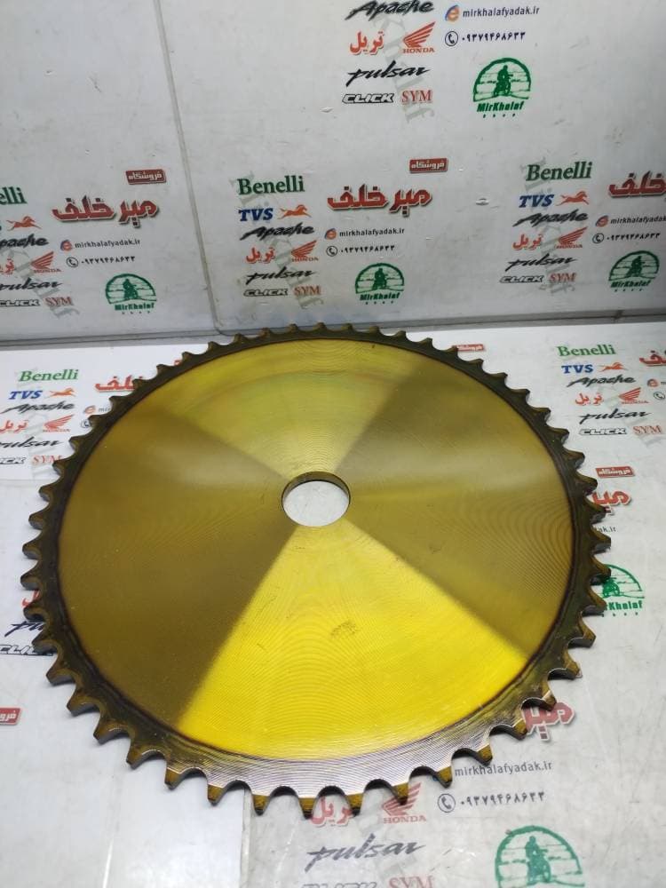 دنده (طبق) زنجیر چرخ عقب انواع موتور سیکلت خام سایز (520) 50 تایی