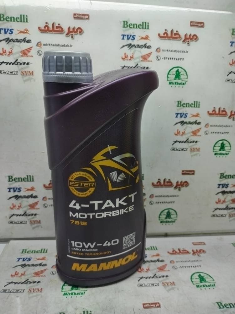 روغن موتور مانول mannol المان 10/40 (1 لیتری) sn قرمز jaso ma2