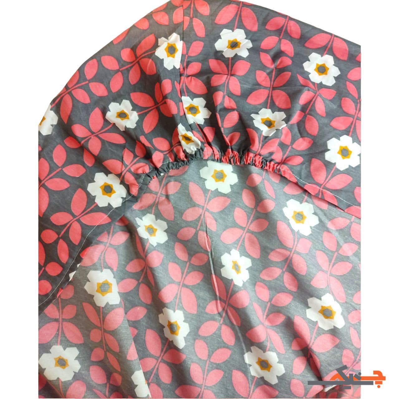 ملحفه کشدار 2 نفره طرح بهشت (گلبه ای) عرض160 کد MT160342711 — تصویر ۳