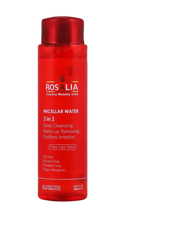 محلول پاک کننده آرایش رزالیا مدل 3in1 حجم 200ml