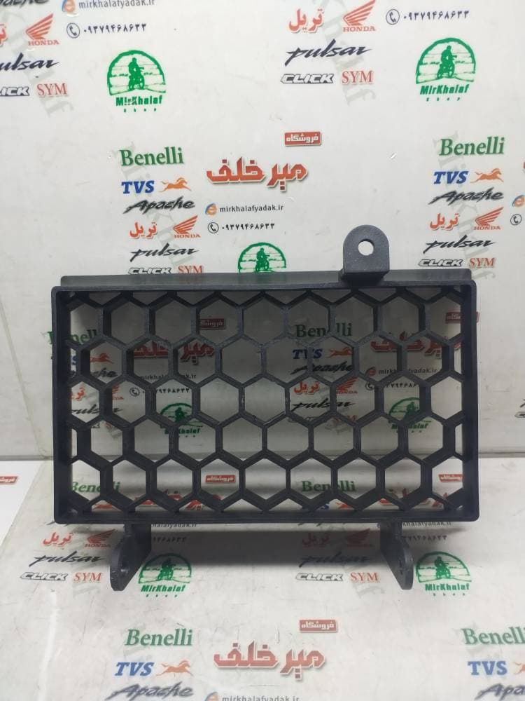 استیل محافظ رادیات موتور sym گالکسی na nh و لوکی 185 lucky vf3 پلاستیکی