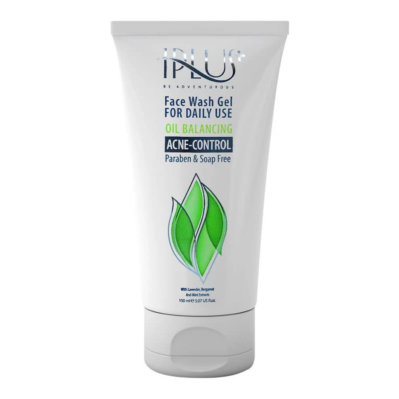 ژل شستشو صورت آی پلاس پوست چرب ACNE-CONTROL حجم 150 میلی لیتر