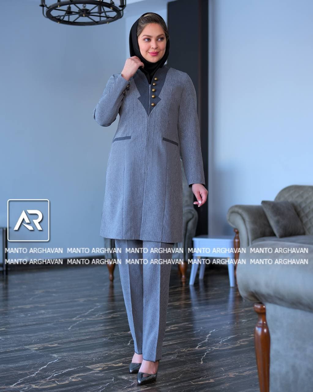 مانتو اداری دیپلمات ترک سلنا — تصویر ۶