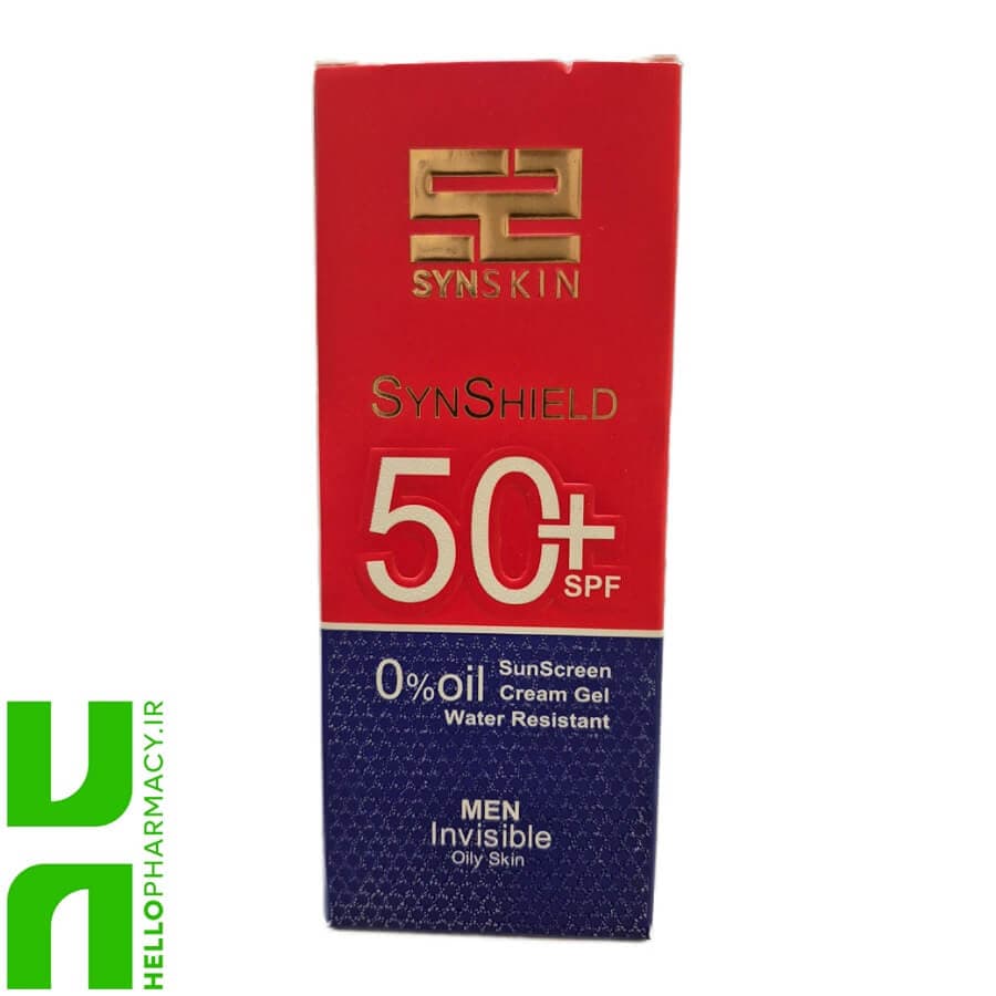 کرم ژل ضد آفتاب SPF50 آقایان بی رنگ ساین اسکین 50گرم