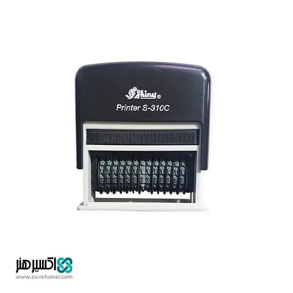 مهر تاریخ با جای ژلاتین 5×49 میلی متر Shiny S-310C