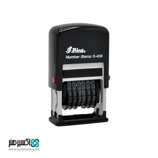 مهر شماره زن 6 رقم 4 میلی‌متر Shiny S-409