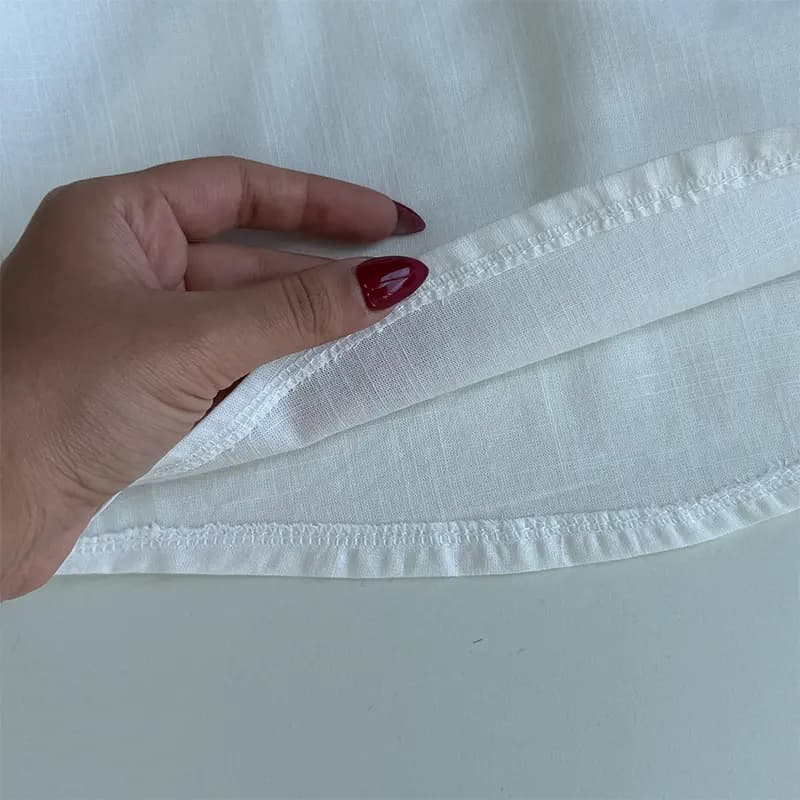 ست شومیز شلوارک بچگانه لینن مناسب دورهمی کد 1292 — تصویر ۷