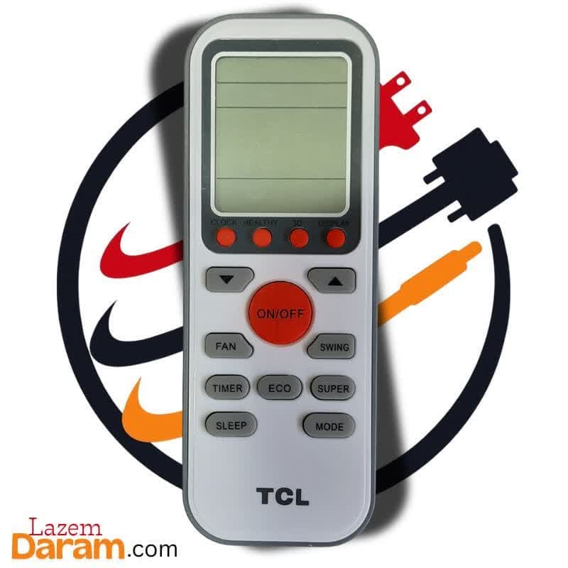 ریموت کنترل کولر گازی تی سی ال (TCL) مدل ۳D/Healthy