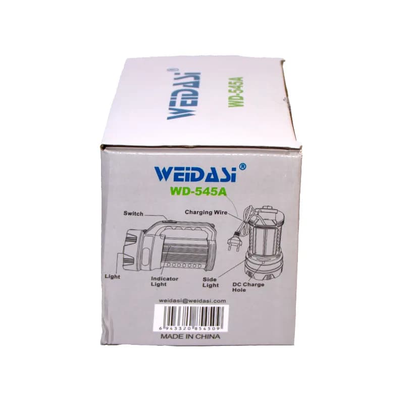 چراغ قوه دستی ویداسی مدل WD-545A — تصویر ۳