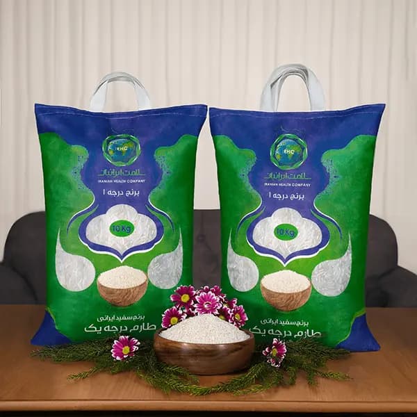 پکیج برنج طارم دو عدد ۱۰ کیلویی